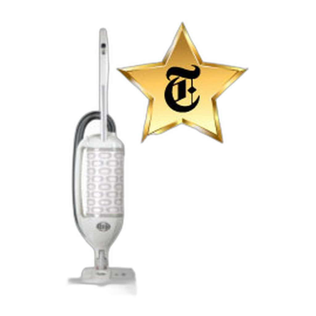 SEBO FELIX Premium Upright Vacuum with ET-1 Power Head and Parquet Brush, White