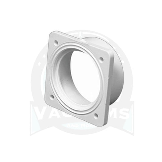 Vaculine Flanged/Slip Coupling, White - Central Vacuum PVC (50/Case)