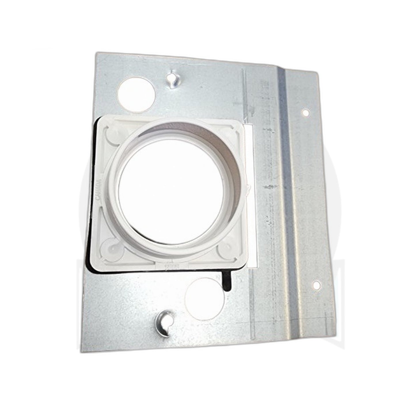 Hayden All-Steel Central Vacuum Mounting Plate, Riveted Plastic Hub