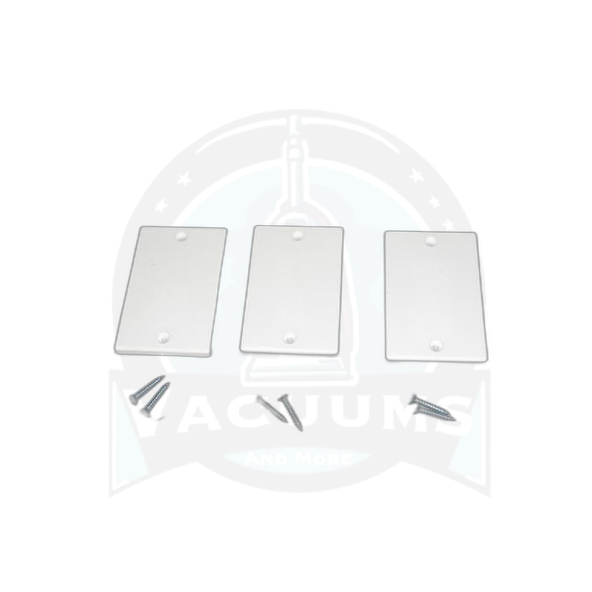 White Temporary Central Vacuum Inlet Covers - 3 Pack - Vacuums and More