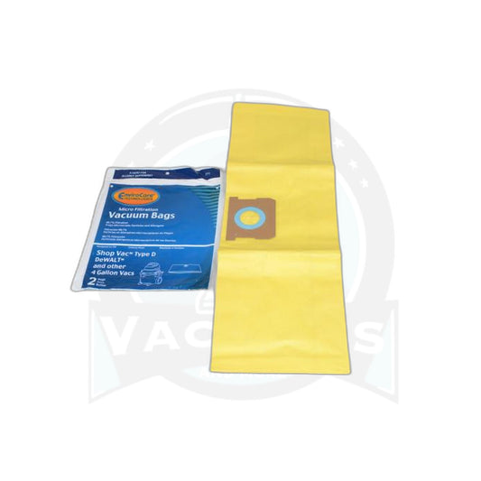 Micro-Filtration Paper Bags - Shop-Vac 4 Gallon (2-Pack)