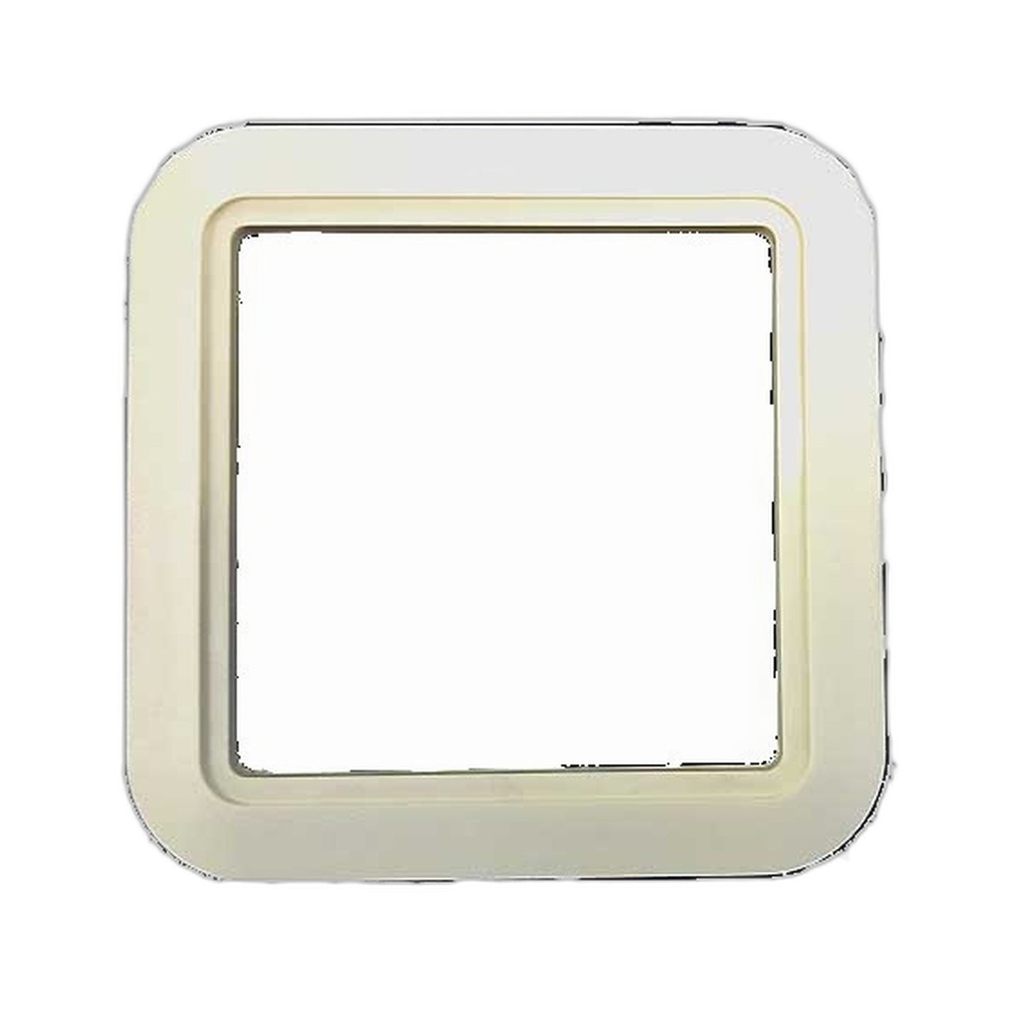 Vaculine ES Central Vacuum Inlet Valve Trim Plate, Almond