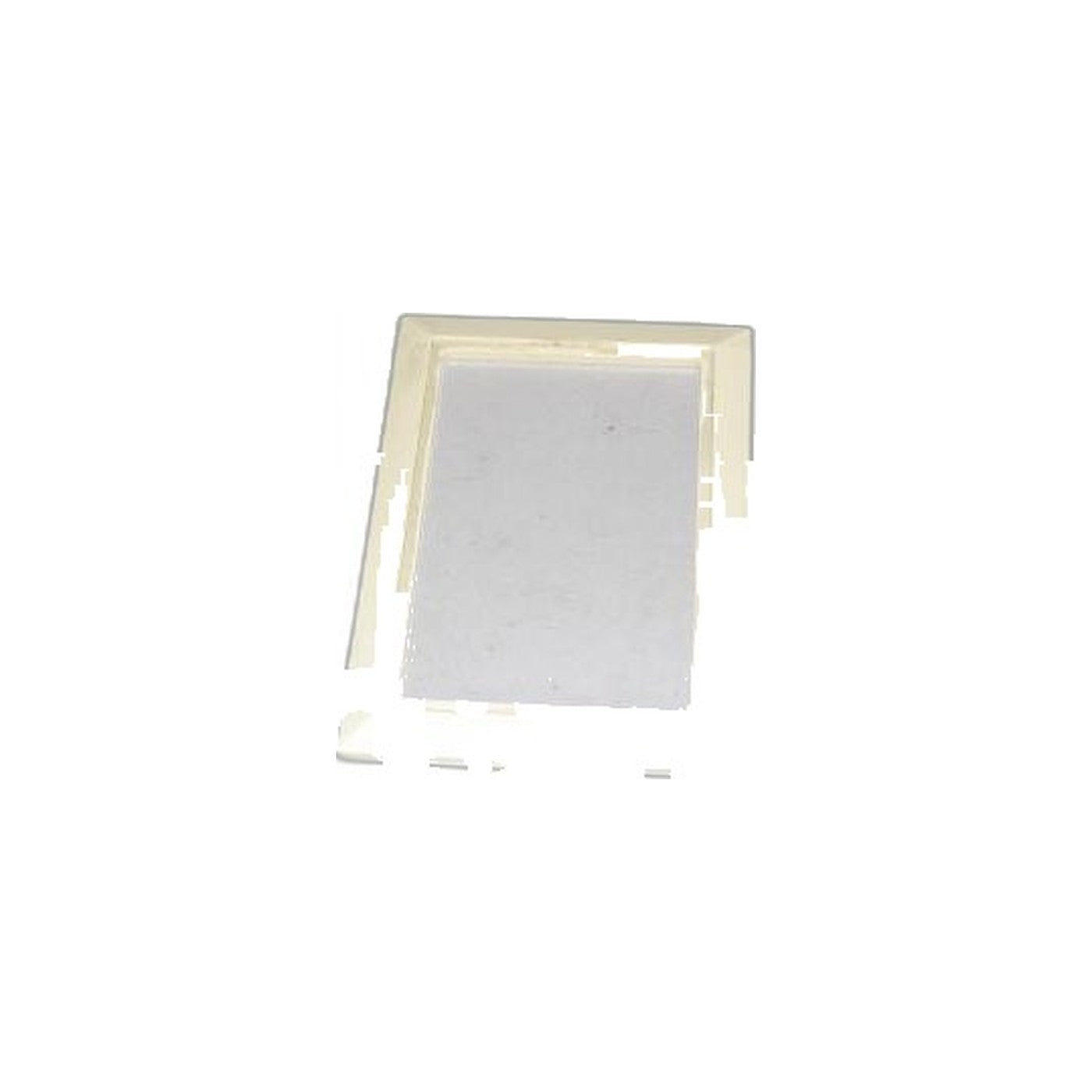 Almond Trim Plate - VacuValve Inlet Valve Door