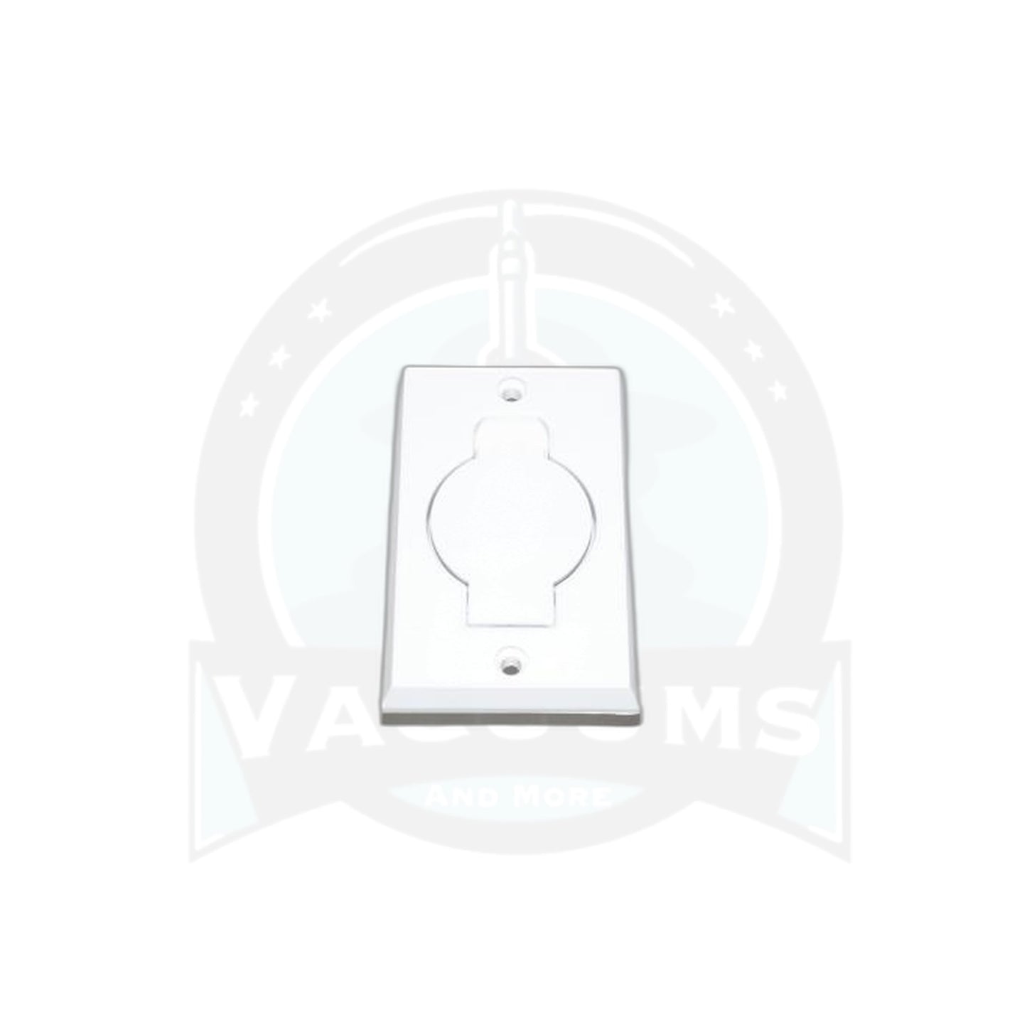 Central Vacuum Automatic Wall Inlet - White, Low Voltage - Titan