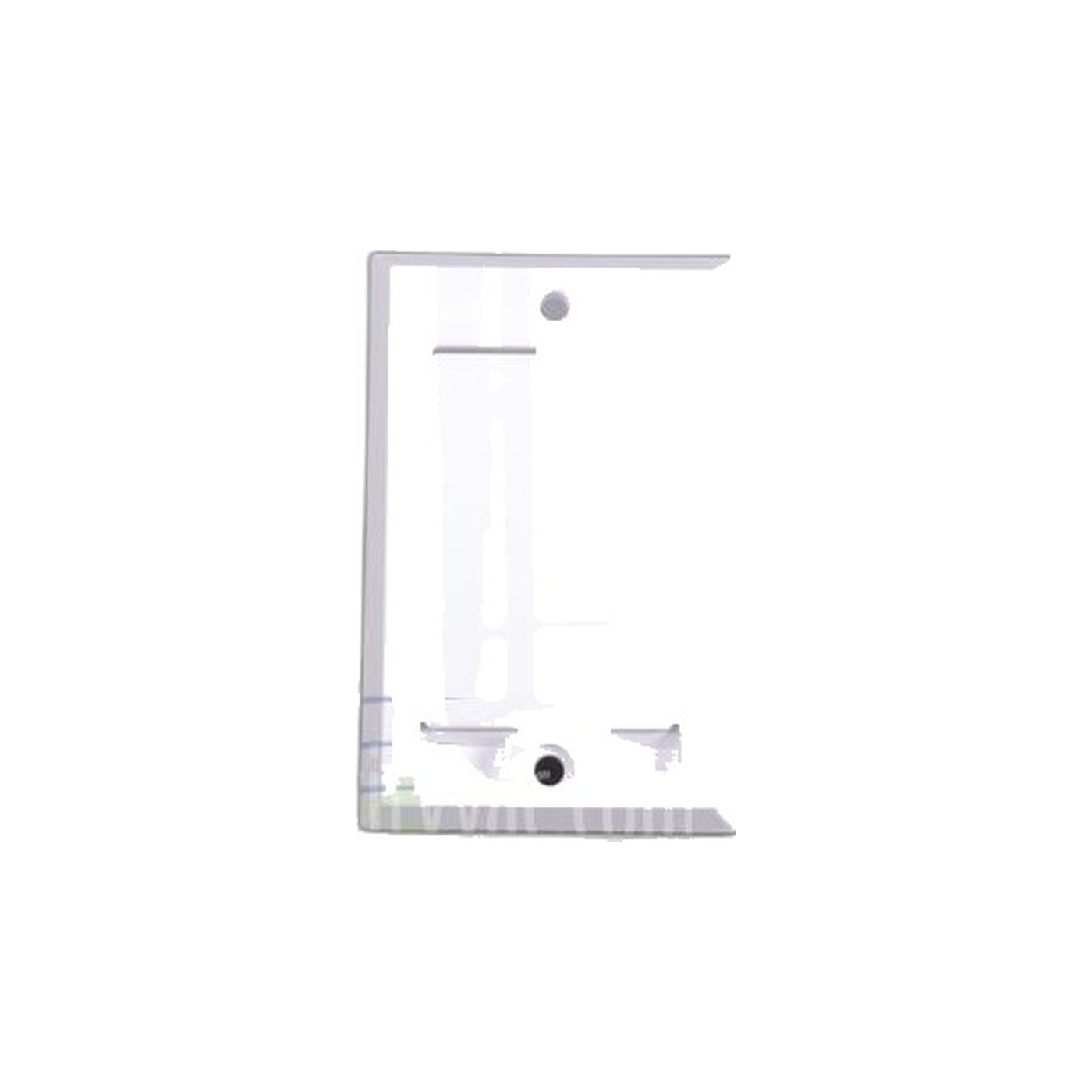 Hayden Square Door Inlet Valve - White, Low Voltage