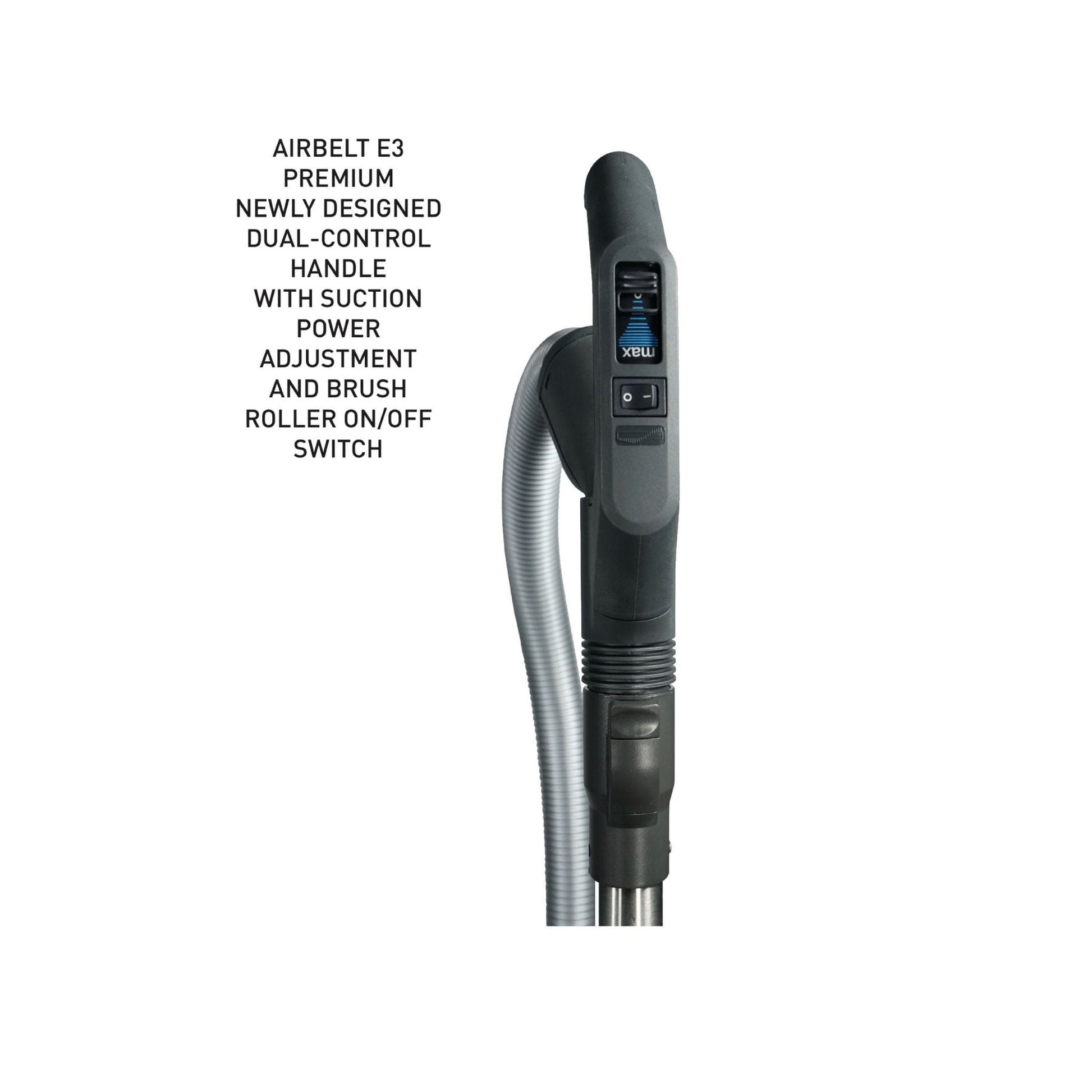 SEBO AIRBELT E3 Premium Canister Vacuum with ET-1 Power Head and Parquet Brush (Mint)