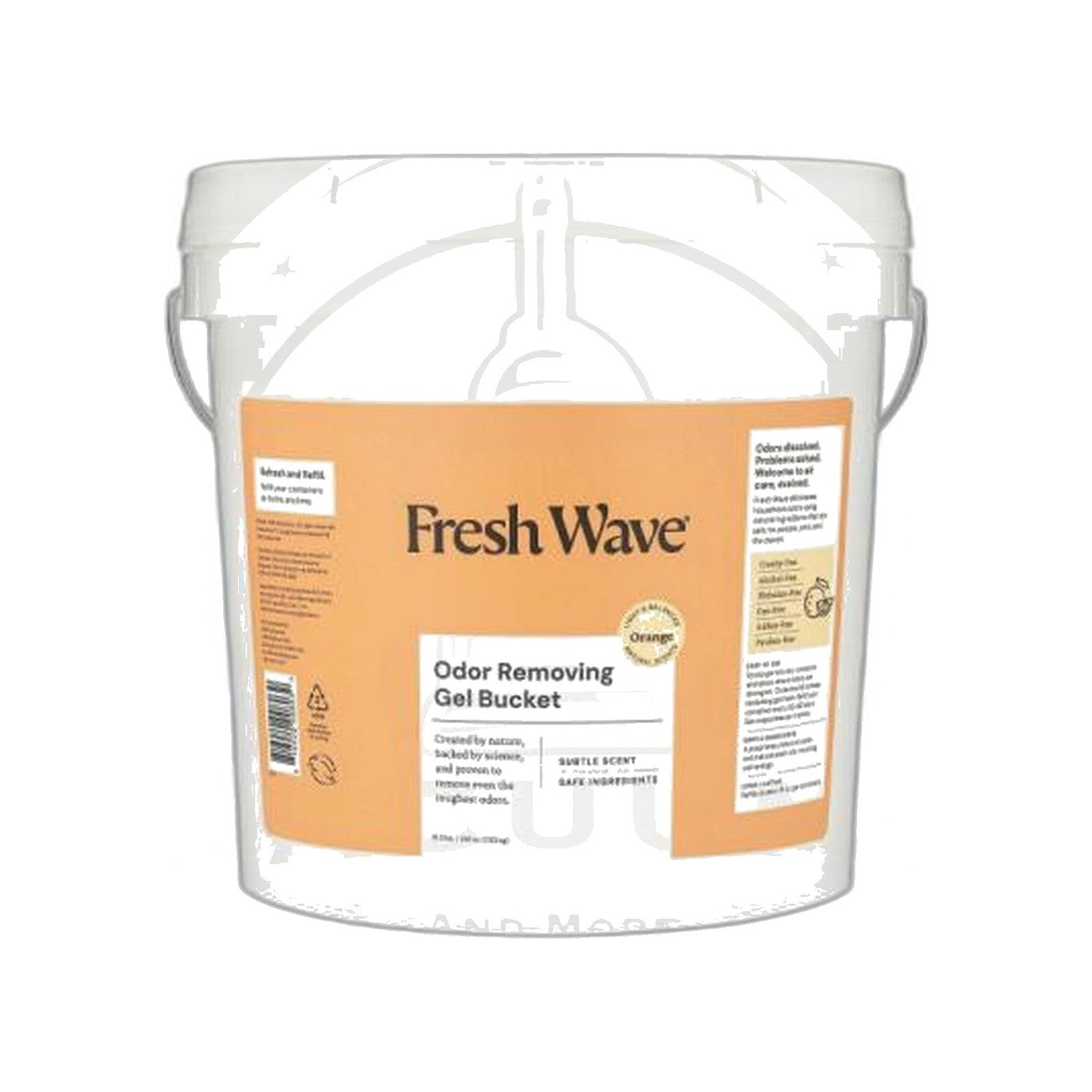 Fresh Wave Orange Odor Eliminating Crystal Gel Bucket - 15.5 lbs