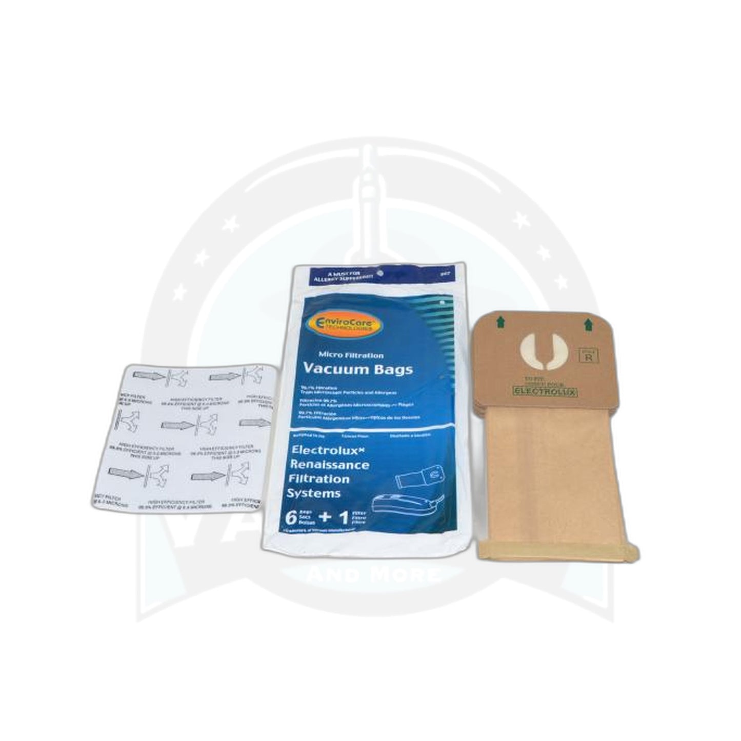Electrolux Renaissance Paper Bags - 6 Pack + 1 Filter - Electrolux