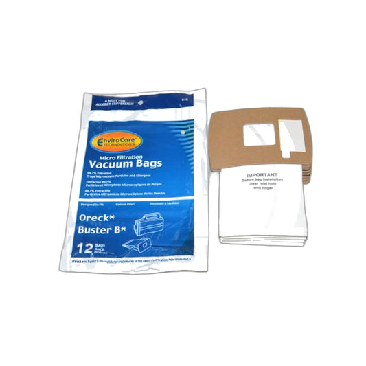 Oreck Buster B / GE C Series Micro Filtration Paper Bags - 12 Pack