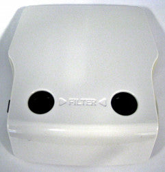 Cover, exhaust air filter, for E1 and E3 (white)