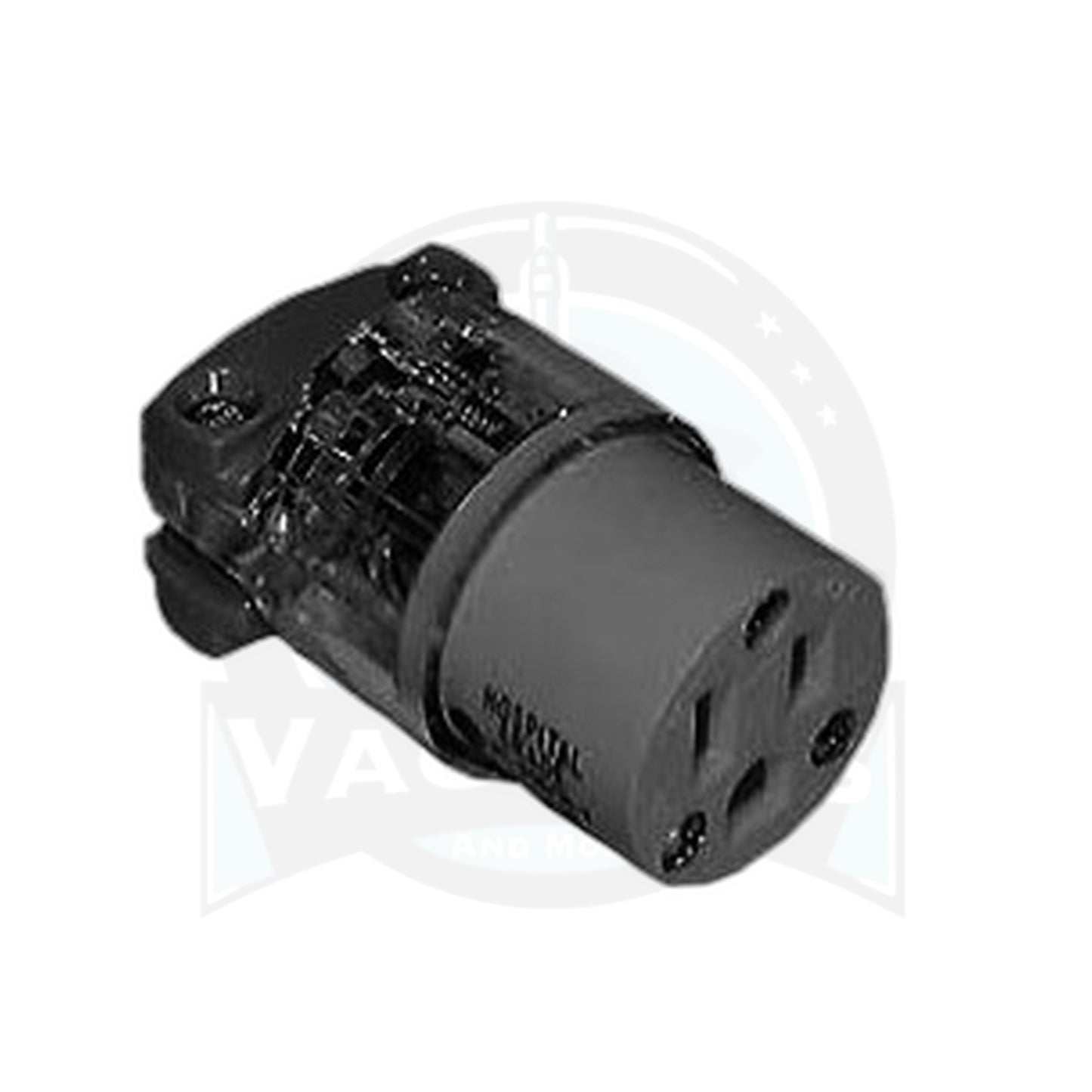 Cooper 3-Prong Female Hospital Grade Plug/Connector, 15A 125V