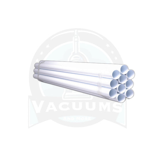 2" PVC Central Vacuum Tubing - 50 Foot Bundle (10 x 5ft Pipes) - Vacuums and More