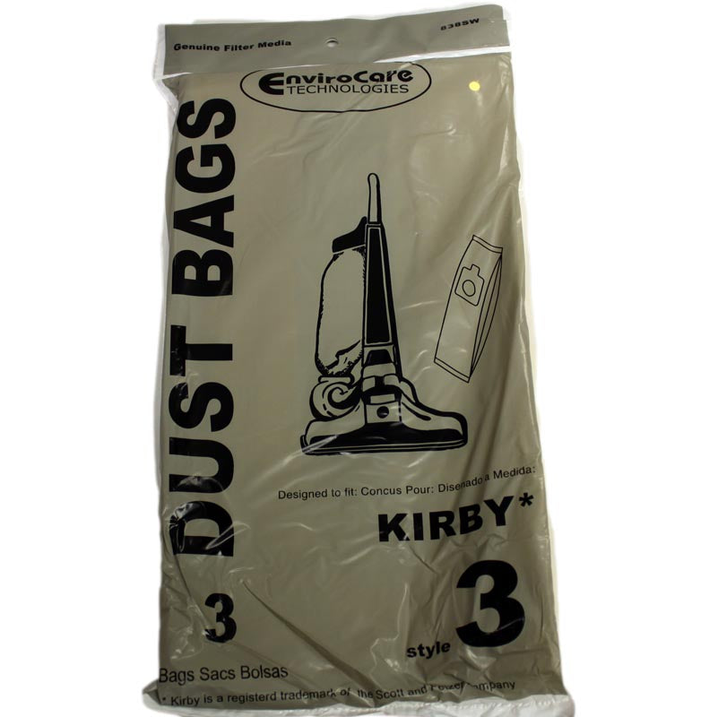 EnviroCare 838SW Bags for Kirby Heritage II, 3-Pack