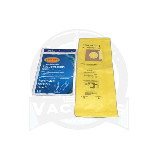 B Micro Upright Paper Bags - Royal - 3 Pack - Royal
