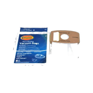 Riccar Type S Paper Bags - Supra, Simplicity Micro, 6-Pack