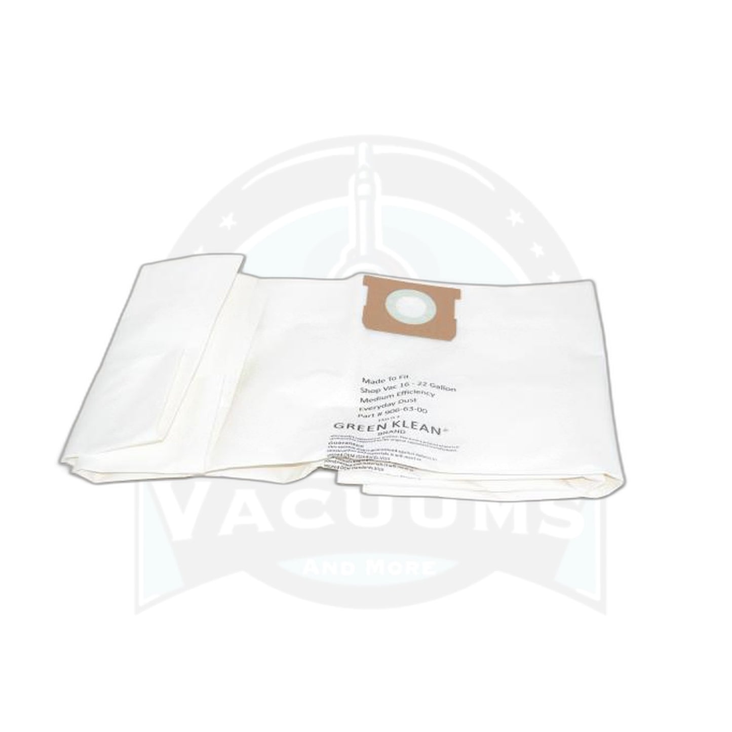 Shop-Vac 16-22 Gallon Wet/Dry Vacuum Paper Bags - 3 Pack