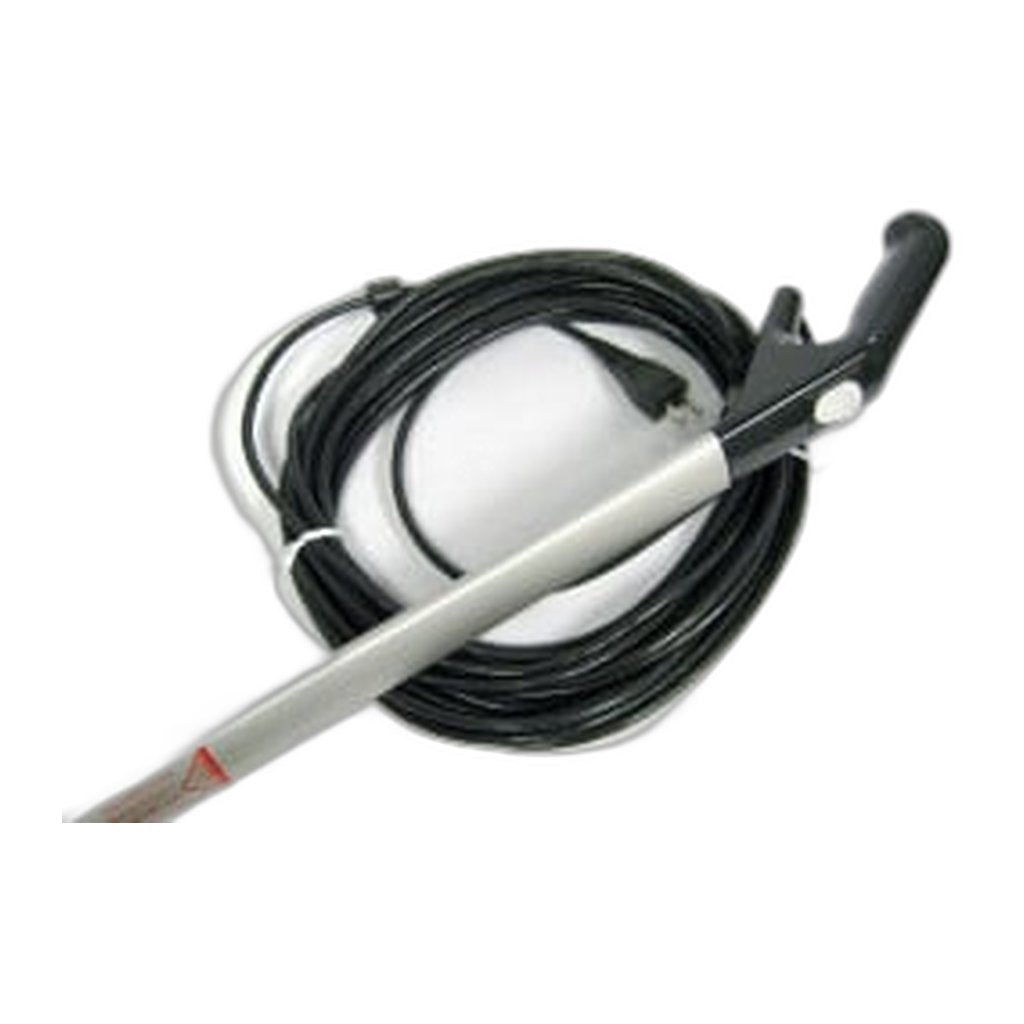 SEBO Handle with Cord, Tube and Switch for AUTOMATIC X4, X4 Boost, X5 and X7 Premium — Gray Black / White