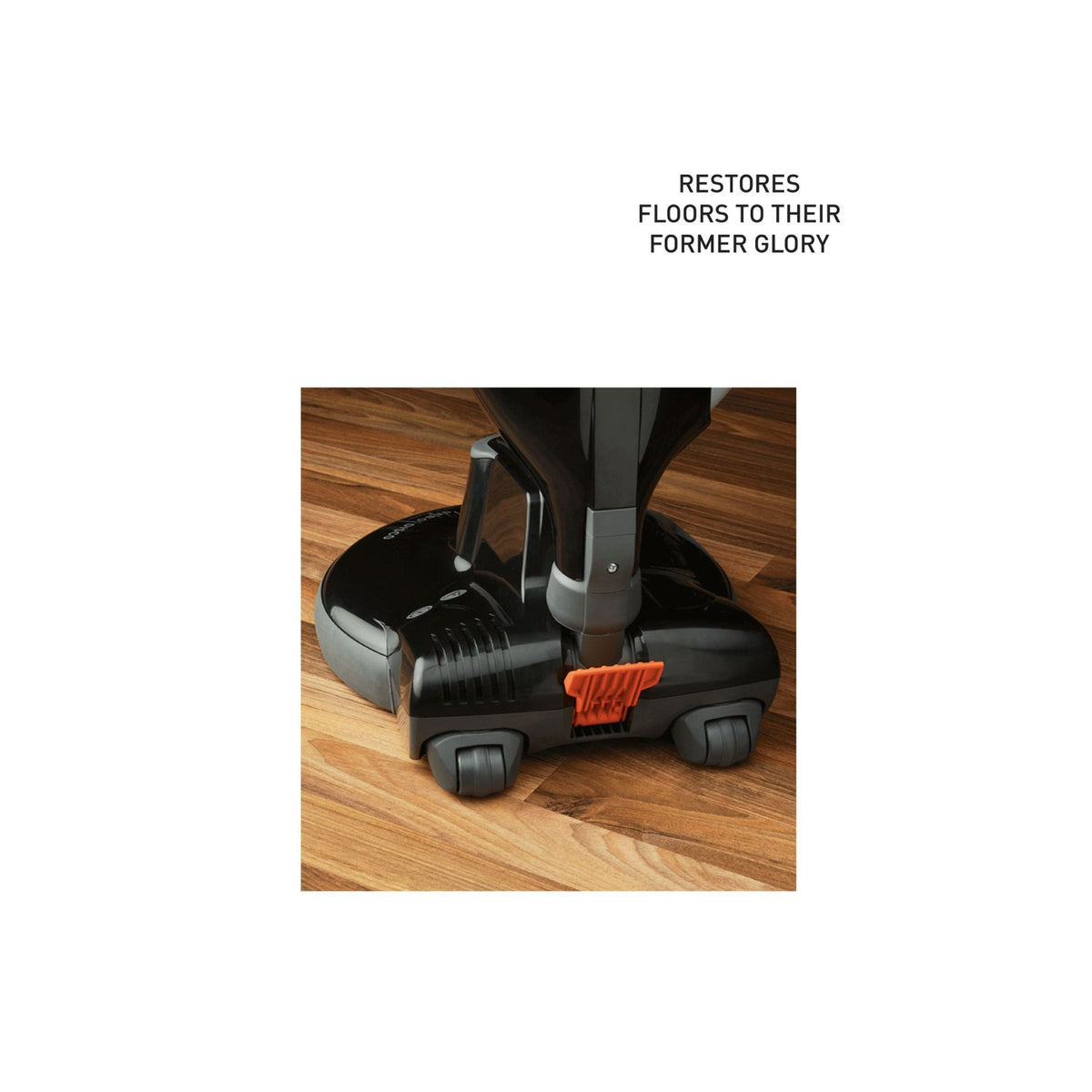 SEBO DISCO Floor Polisher Head with Green Pad — Black