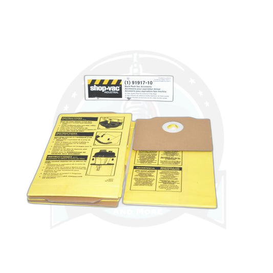 Collection Filter Bags - Shop-Vac Backpack BP-20TS (5-Pack) - Shop-Vac