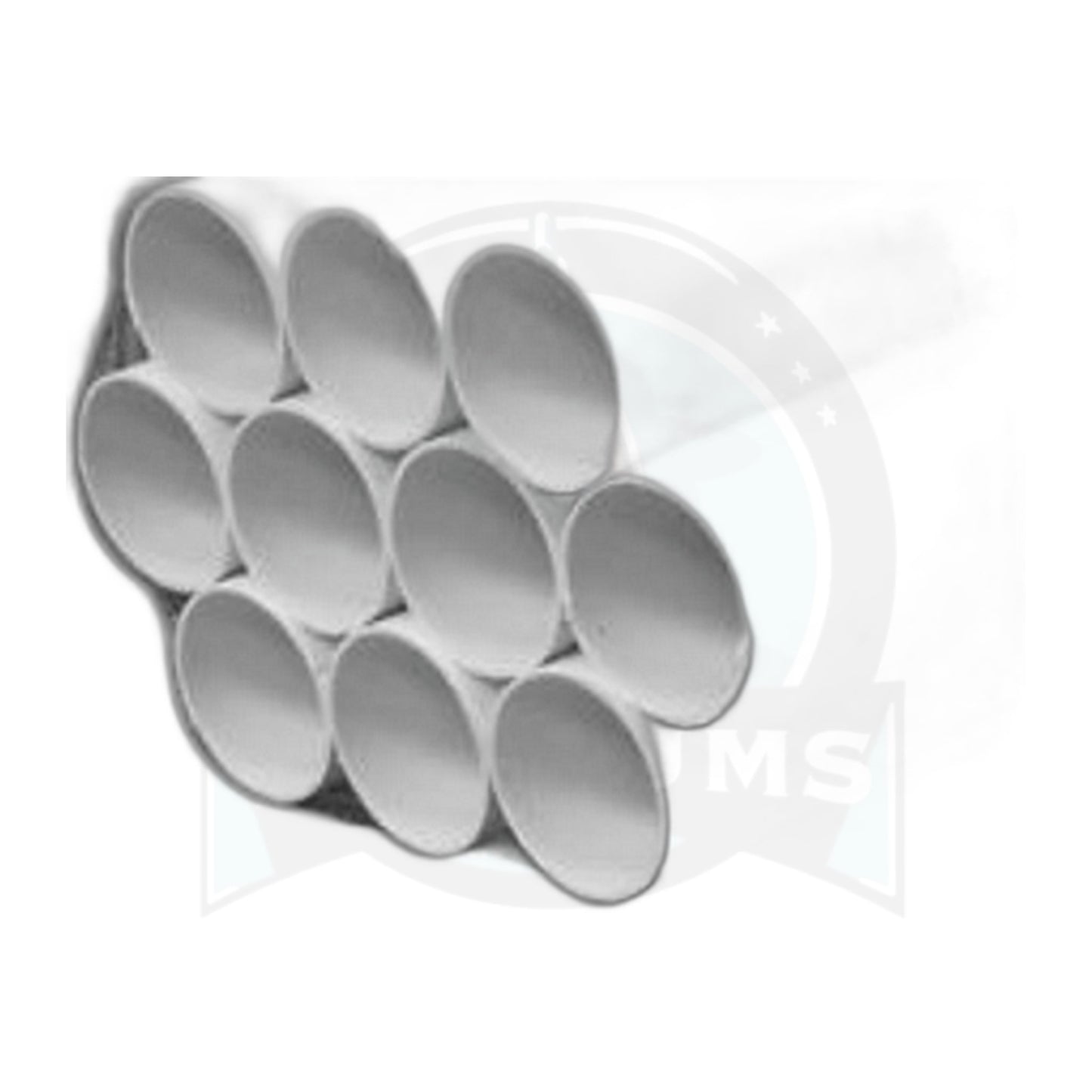 2-Inch x 8 Ft White PVC Pipe - Central Vacuum Tubing