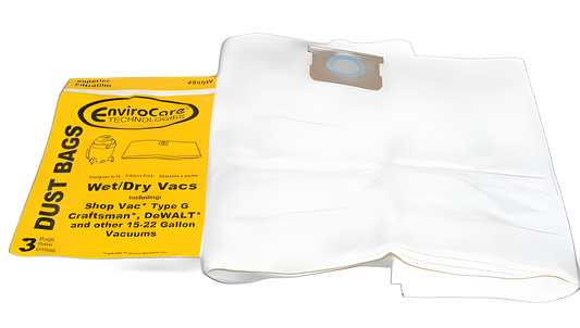 EnviroCare 495SW Shop Vacuum Bags, 3 Pack
