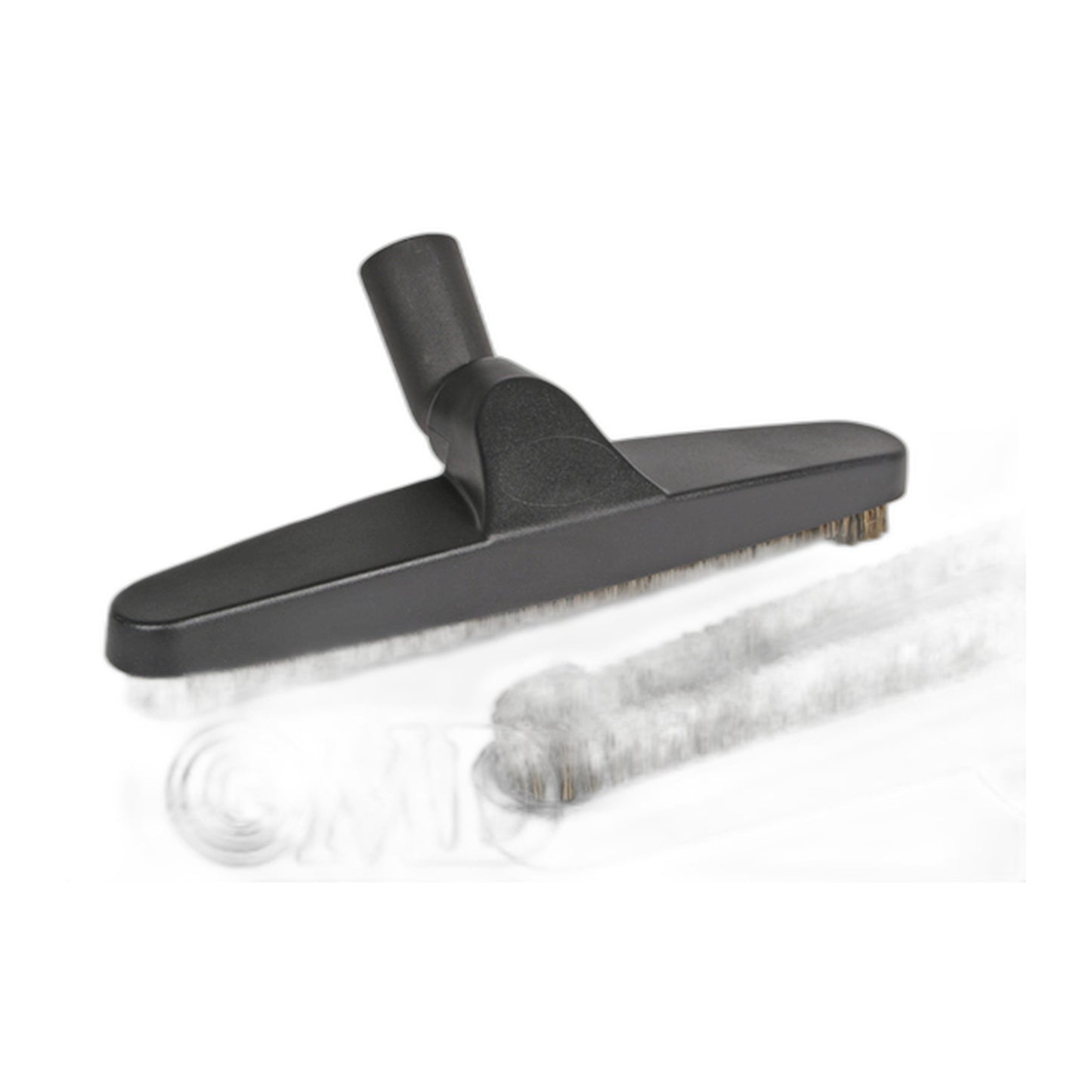 12-Inch Black Deluxe Floor Brush for Central Vacuums