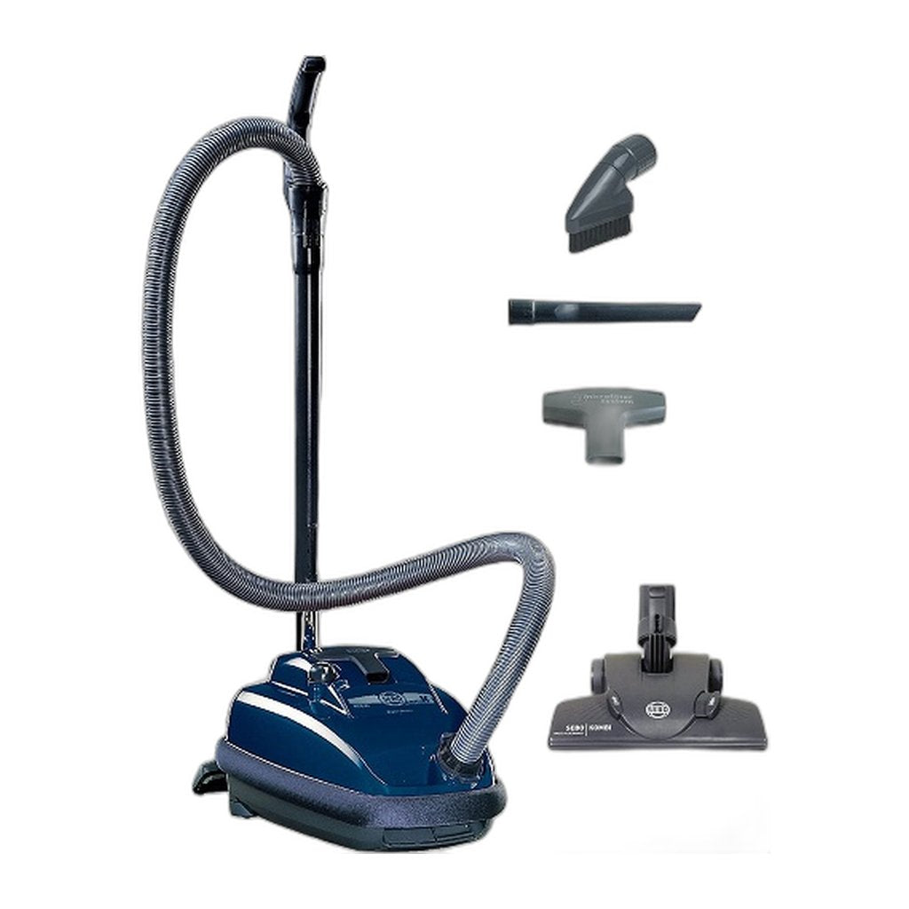 SEBO AIRBELT K2 Kombi Canister Vacuum with 8351GS Combination Nozzle — Dark Blue