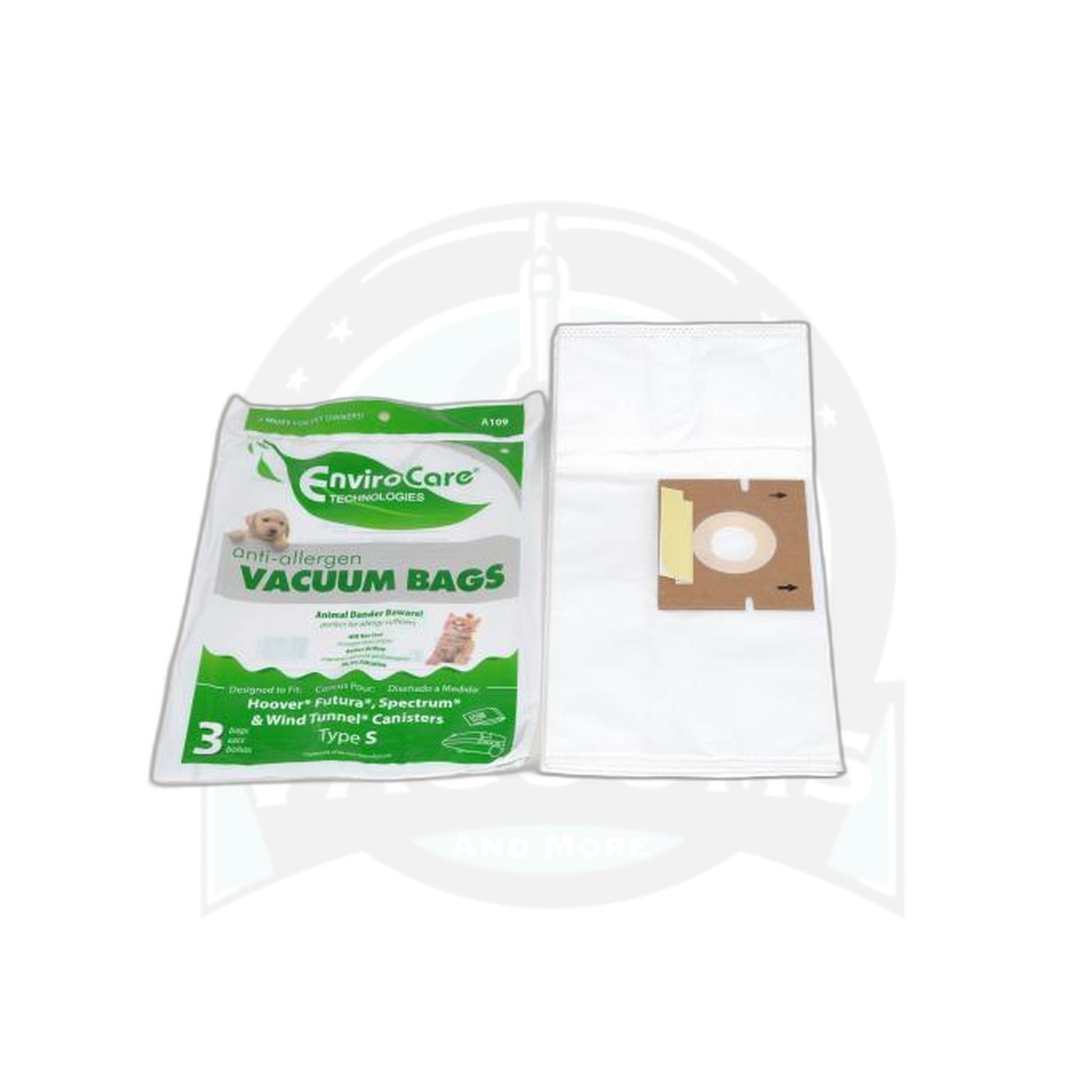 Hoover Style S Canister Vacuum Bags Allergen Filtration - 3 Pack - Hoover