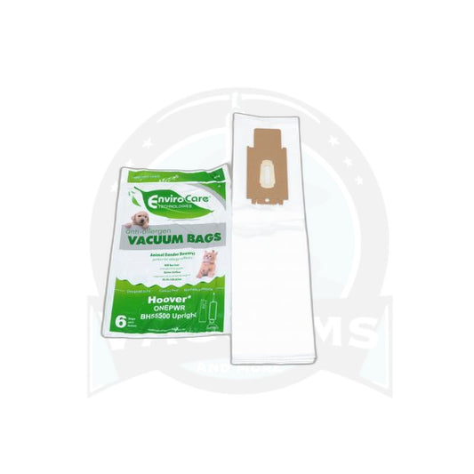 Hoover Allergen Paper Bags - BH55500 - 6 Pack - Onepower Series - Hoover