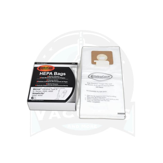 Fuller Brush Upright Allergen Cloth Bags - 6 Pack