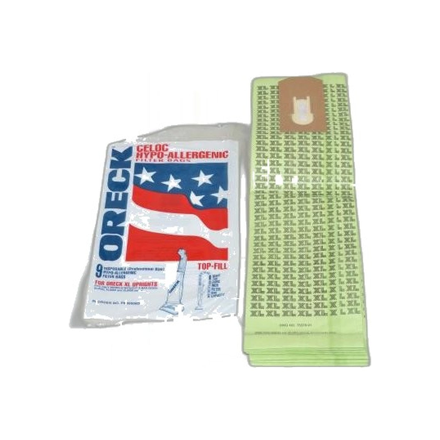 Oreck Non-Docking Upright Green Hypo Paper Bags 9-Pack
