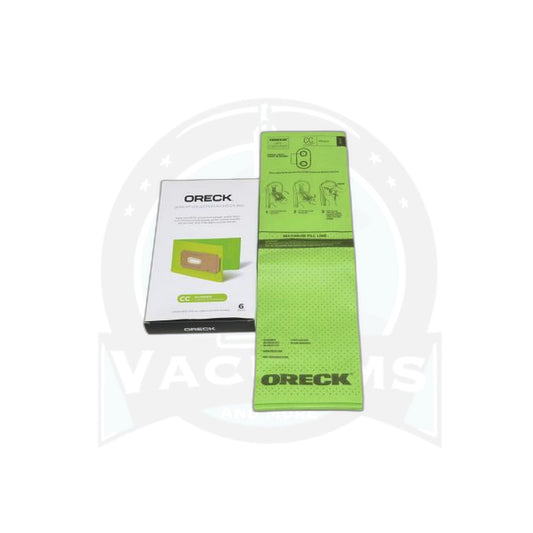 Oreck Saniseal Green Paper Bags-Cc - 6 Pack