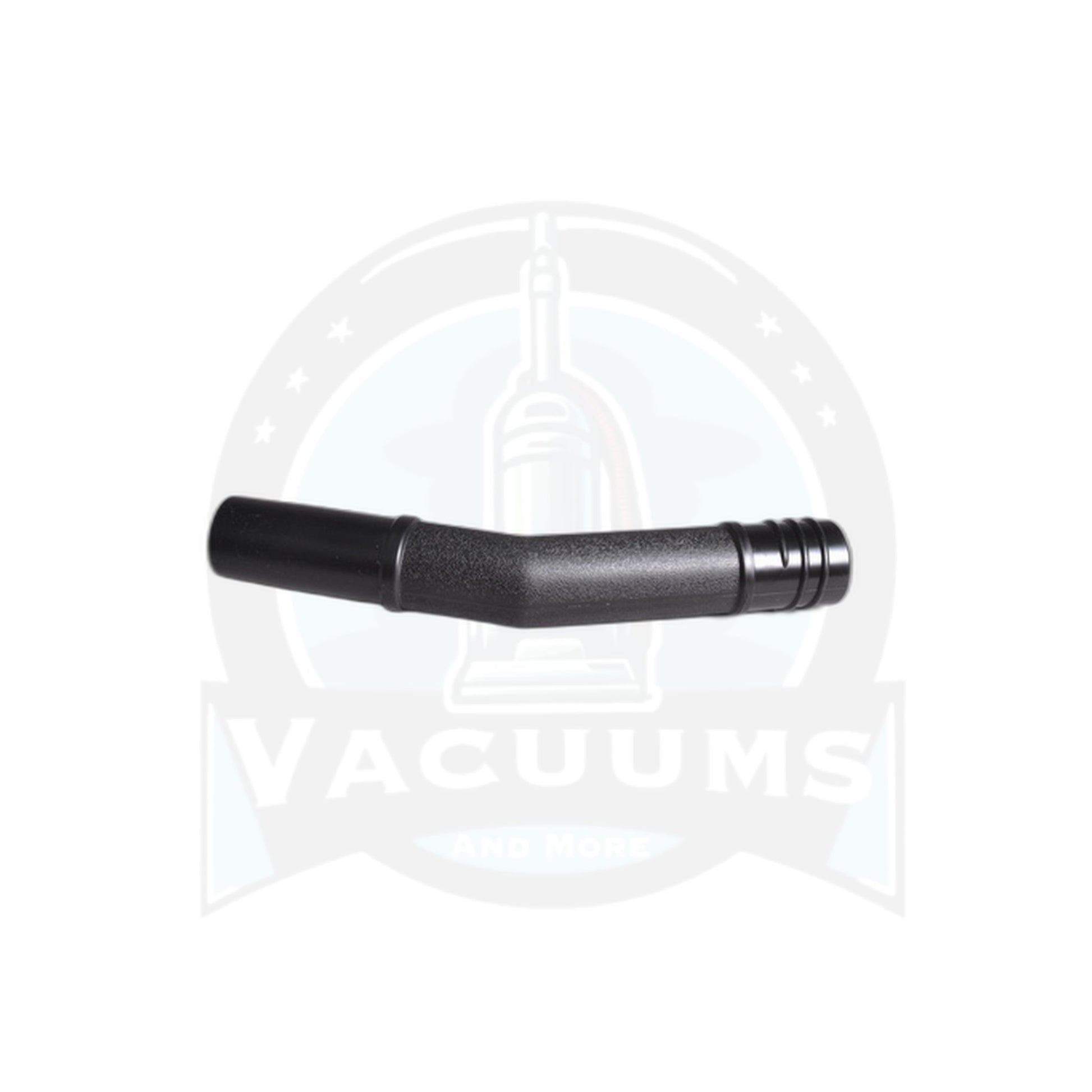 Curved Hose End - Black with Threads, Plastic - Vacuums and More