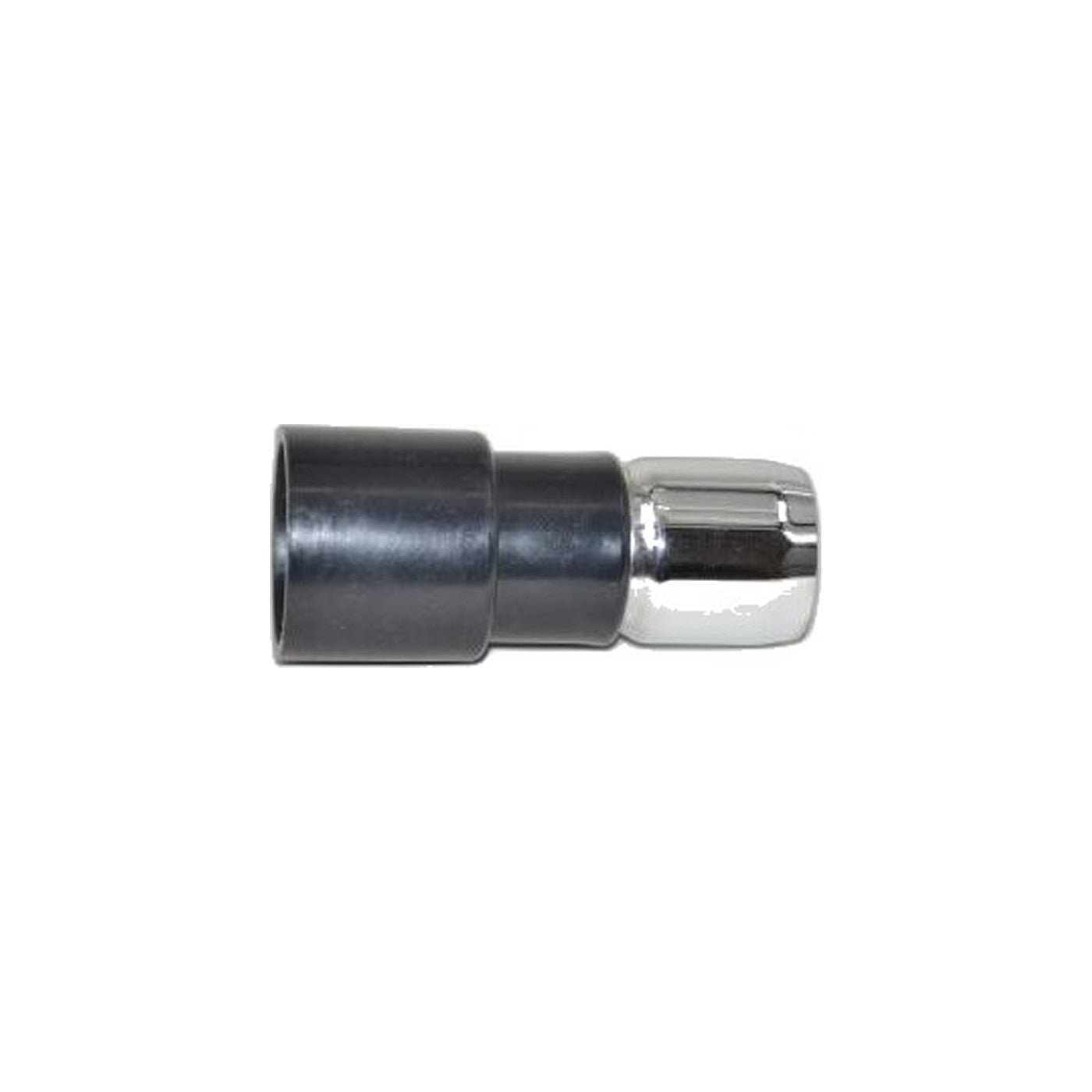 Fit All Crushproof Central Vacuum Wall Adapter - Black Cuff