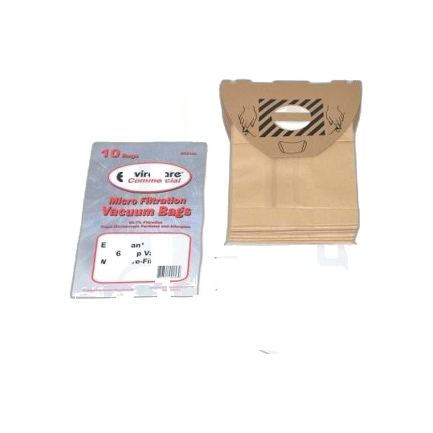 Euroclean Hip Vacuum Paper Bags with Filters - 10 Pack