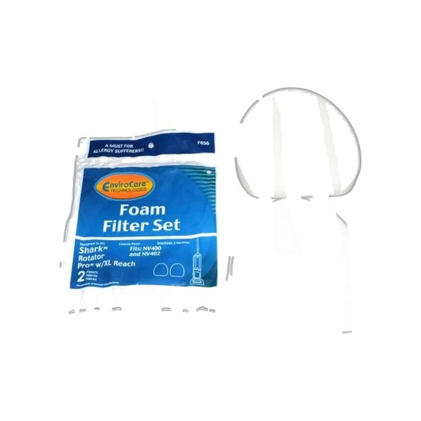 Shark NV400 Rotator Pro Foam Filter, 2-Pack