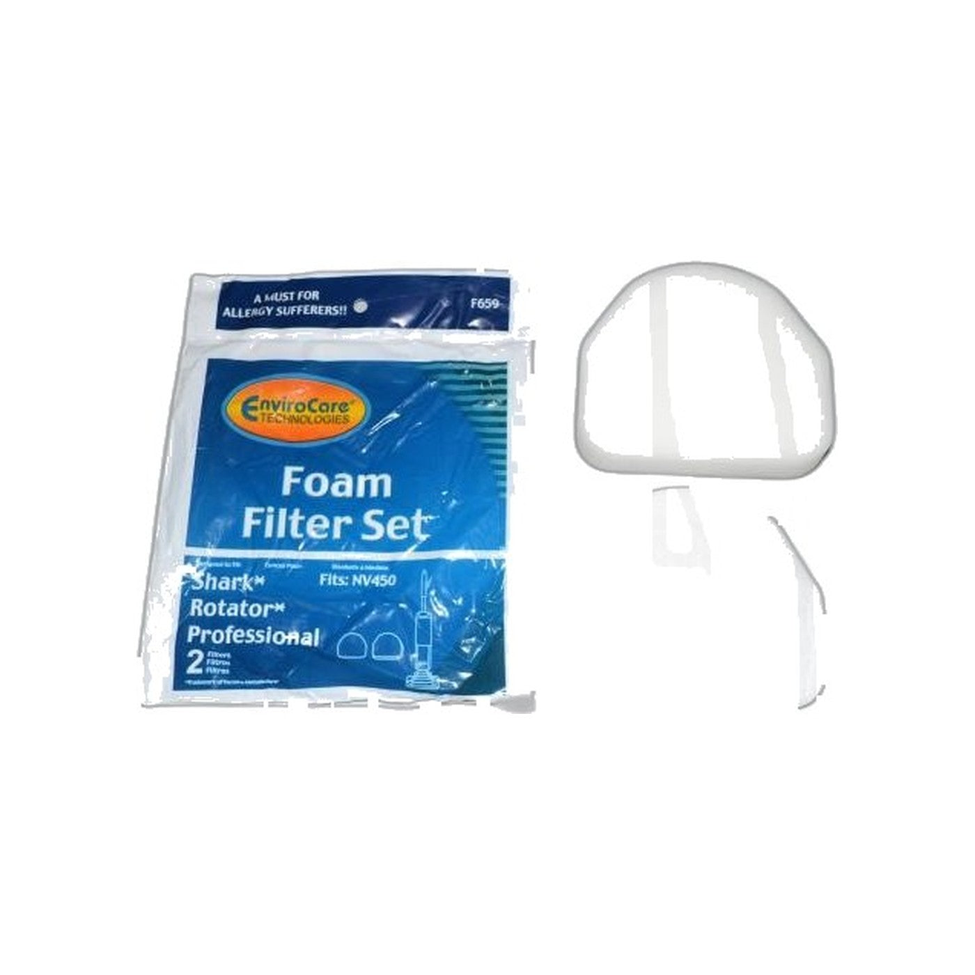 Shark Rotator Professional Foam and Felt Filter, 2-Pack