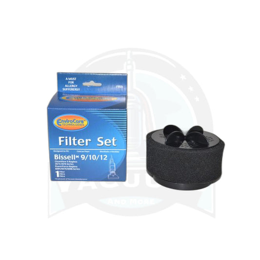 Bissell Upright Filter - HEPA & Foam, 9, 10, 12, 16 - 4 Fins - Bissell