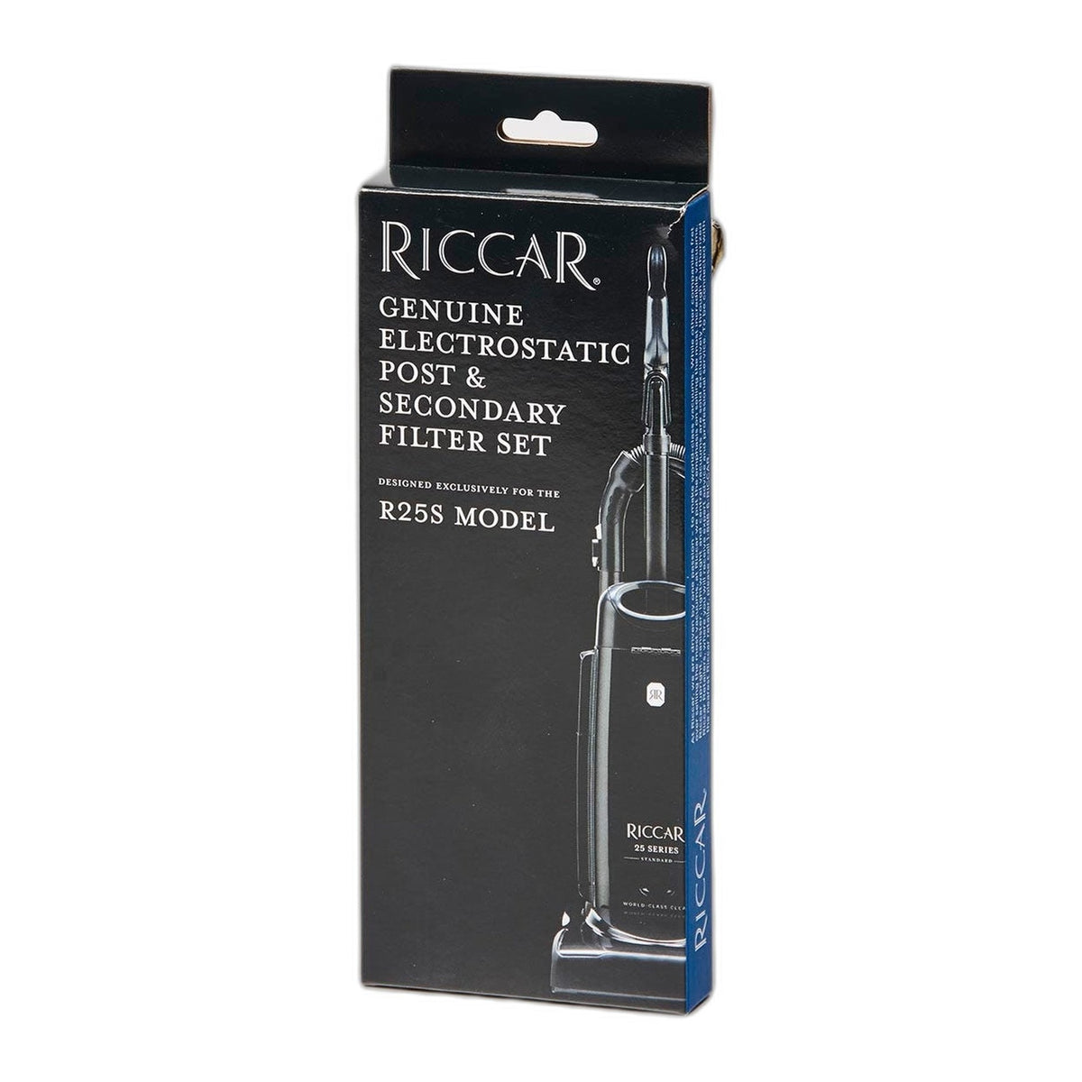Riccar R25S-F Electrostatic Filter Set, 2 Filters - packaging