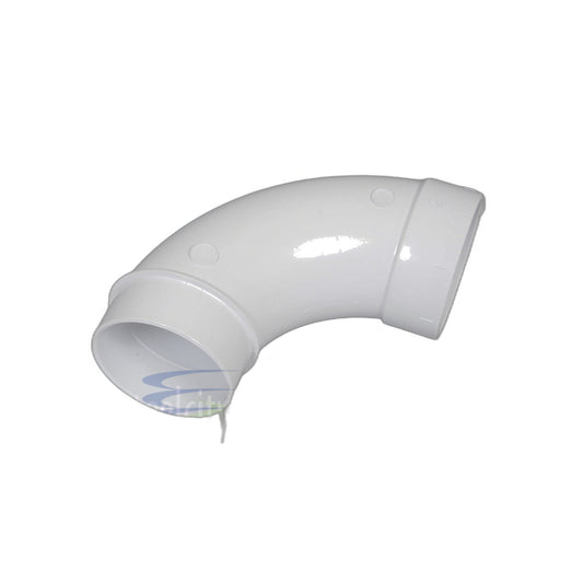 Central Vacuum 90-Degree Sweep Elbow - Standard Fitting