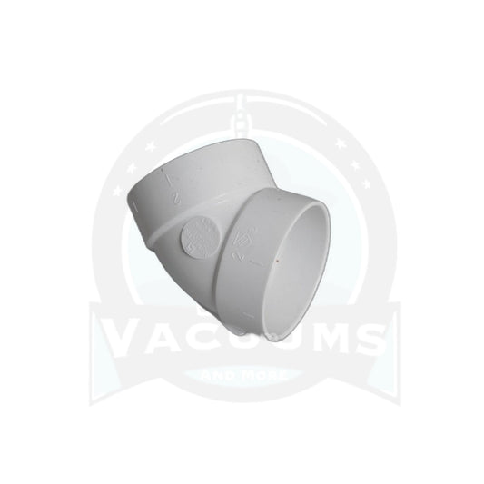 45-Degree Sweep Elbow - Plastiflex Central Vacuum - Plastiflex