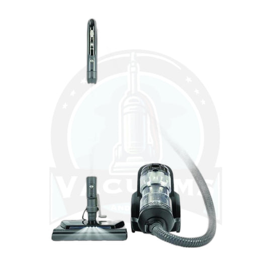 Titan T8000 Bagless Canister with Power Nozzle - Black - Titan