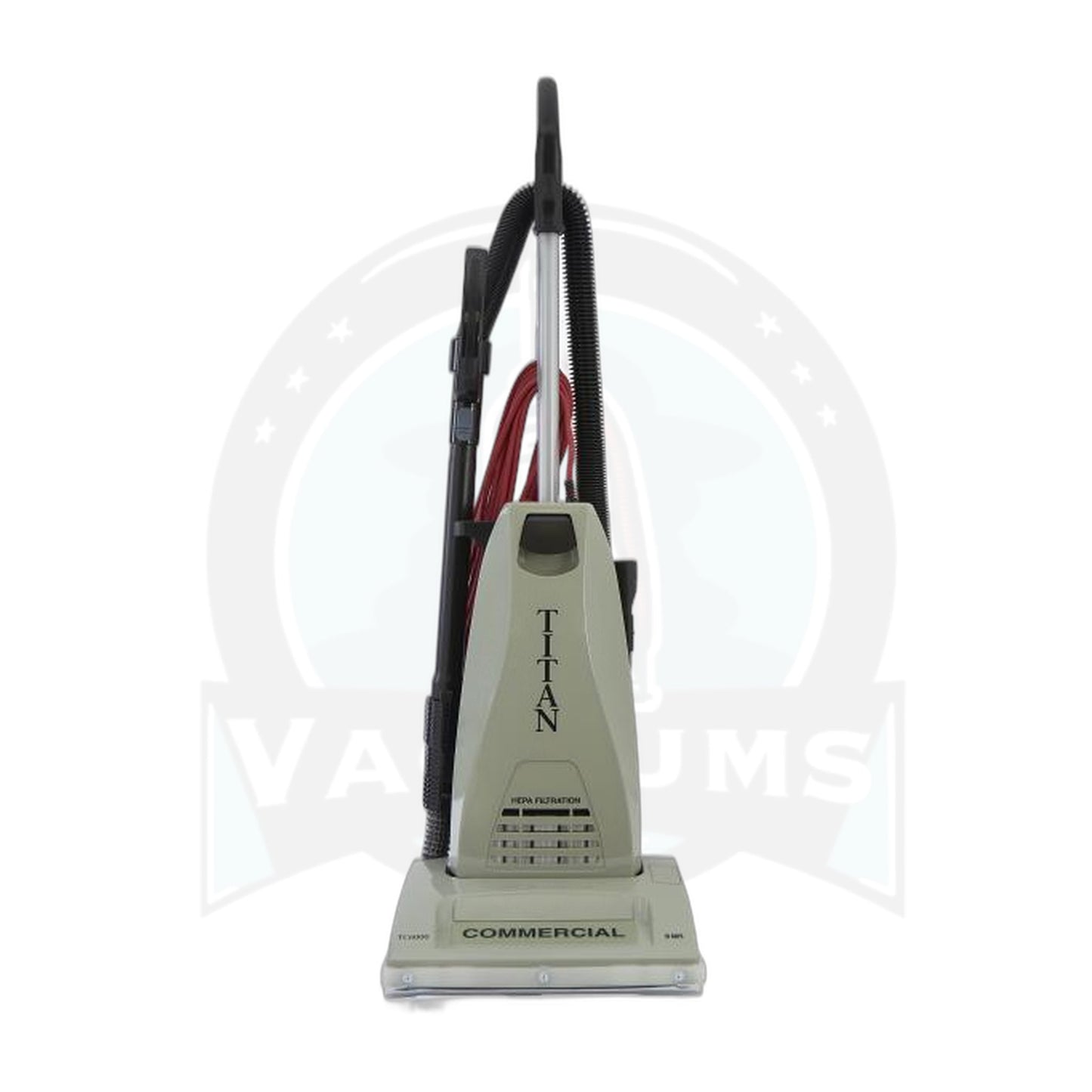 Titan TC6000.2 Commercial Upright Vacuum with OBT - Gray - Titan