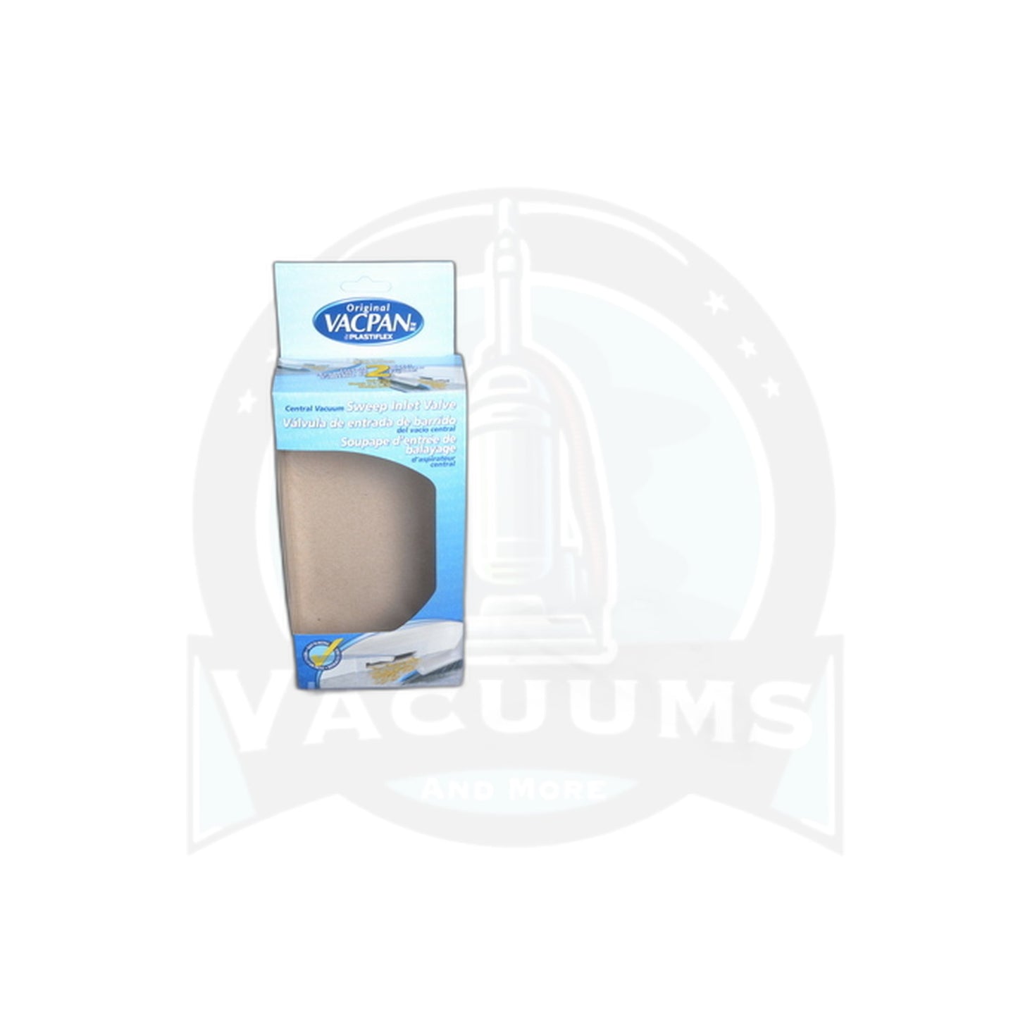 White Central Vacuum Pan - Plastiflex - Plastiflex