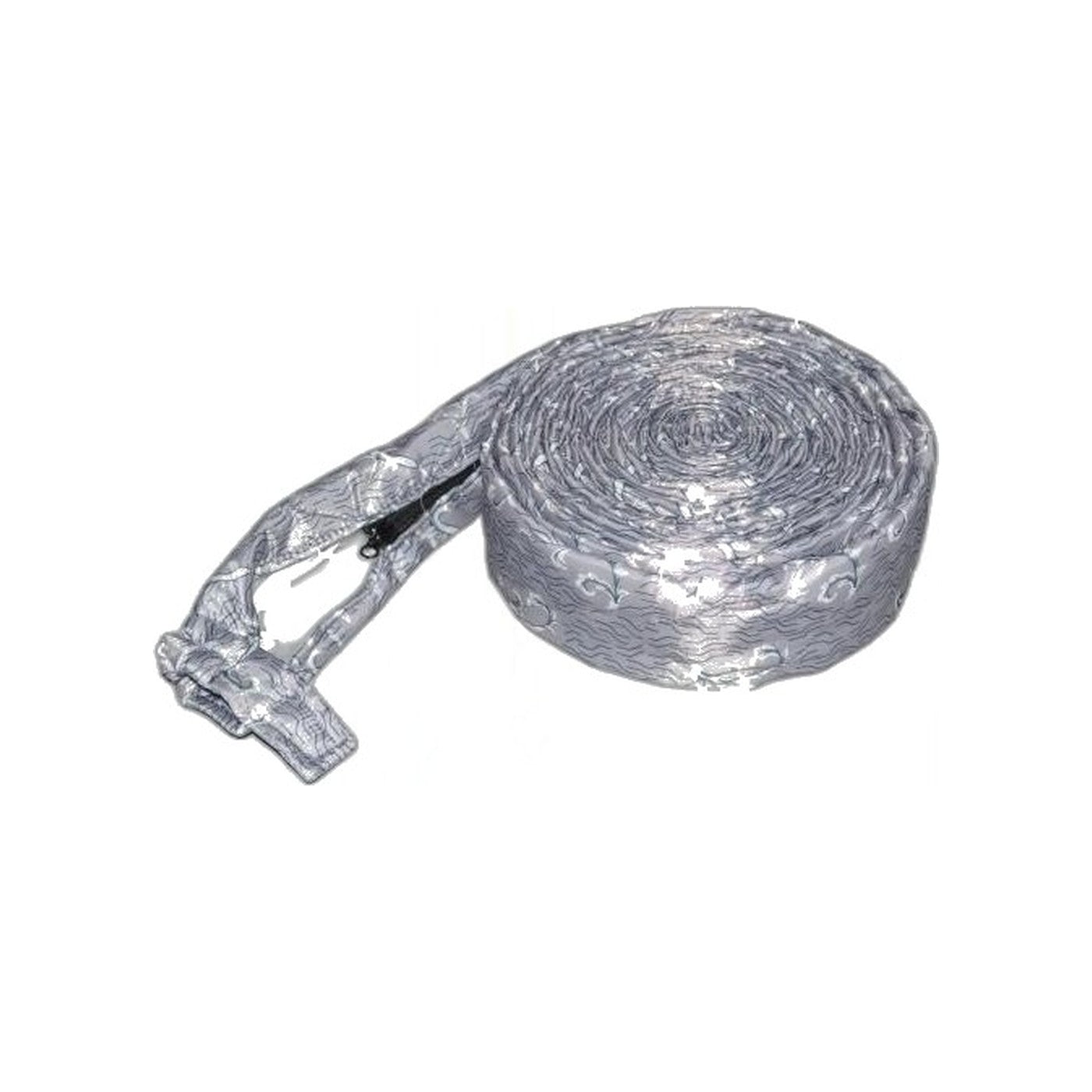 Zipper Hose Sock - Plastiflex, 35 ft, Gray