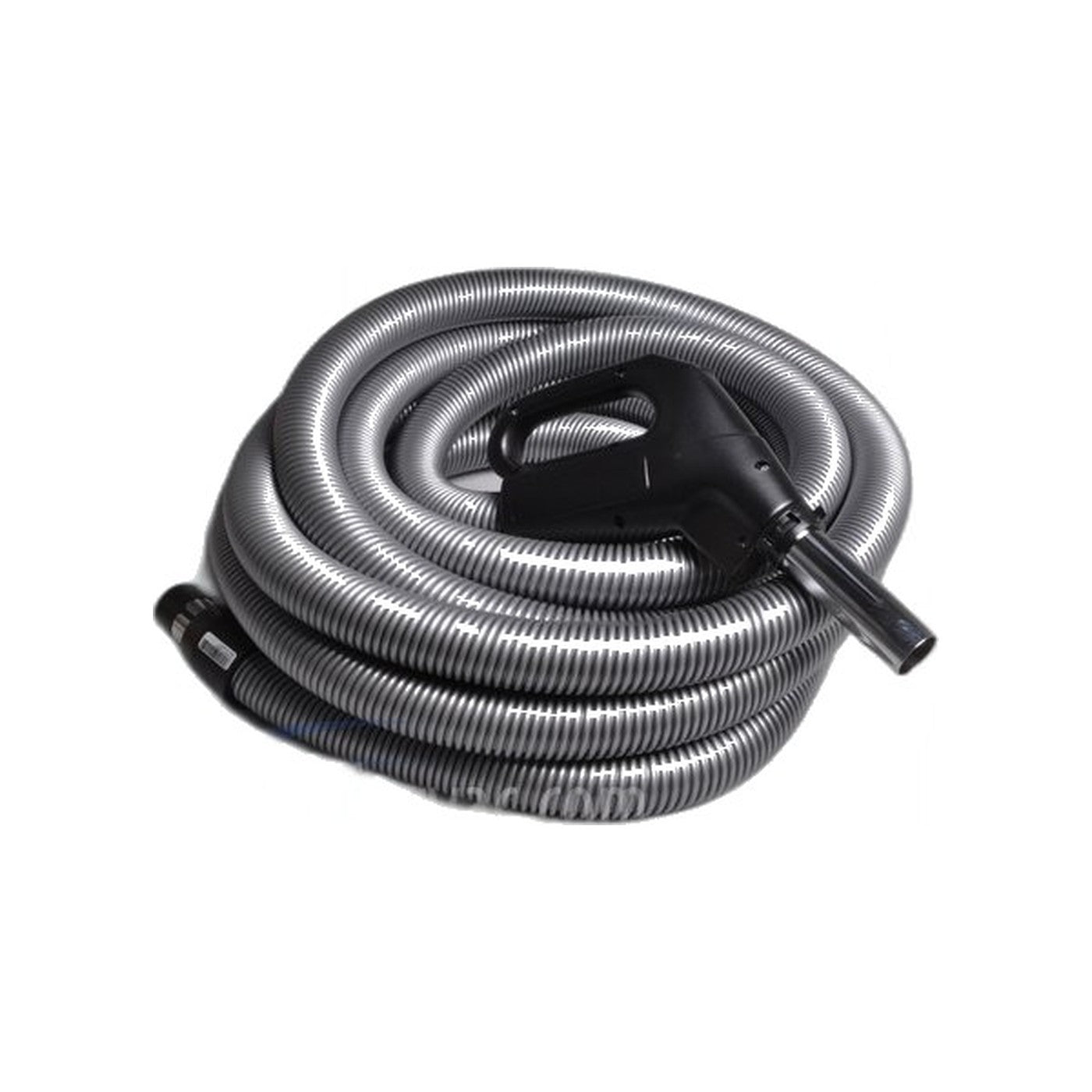 Plastiflex Low-Voltage Hose Assembly, No Button, 35 Ft, 1 3/8", Silver/Black Grip