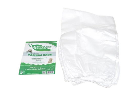 EnviroCare A-MD814L Central Vacuum Bags, 5 Pack