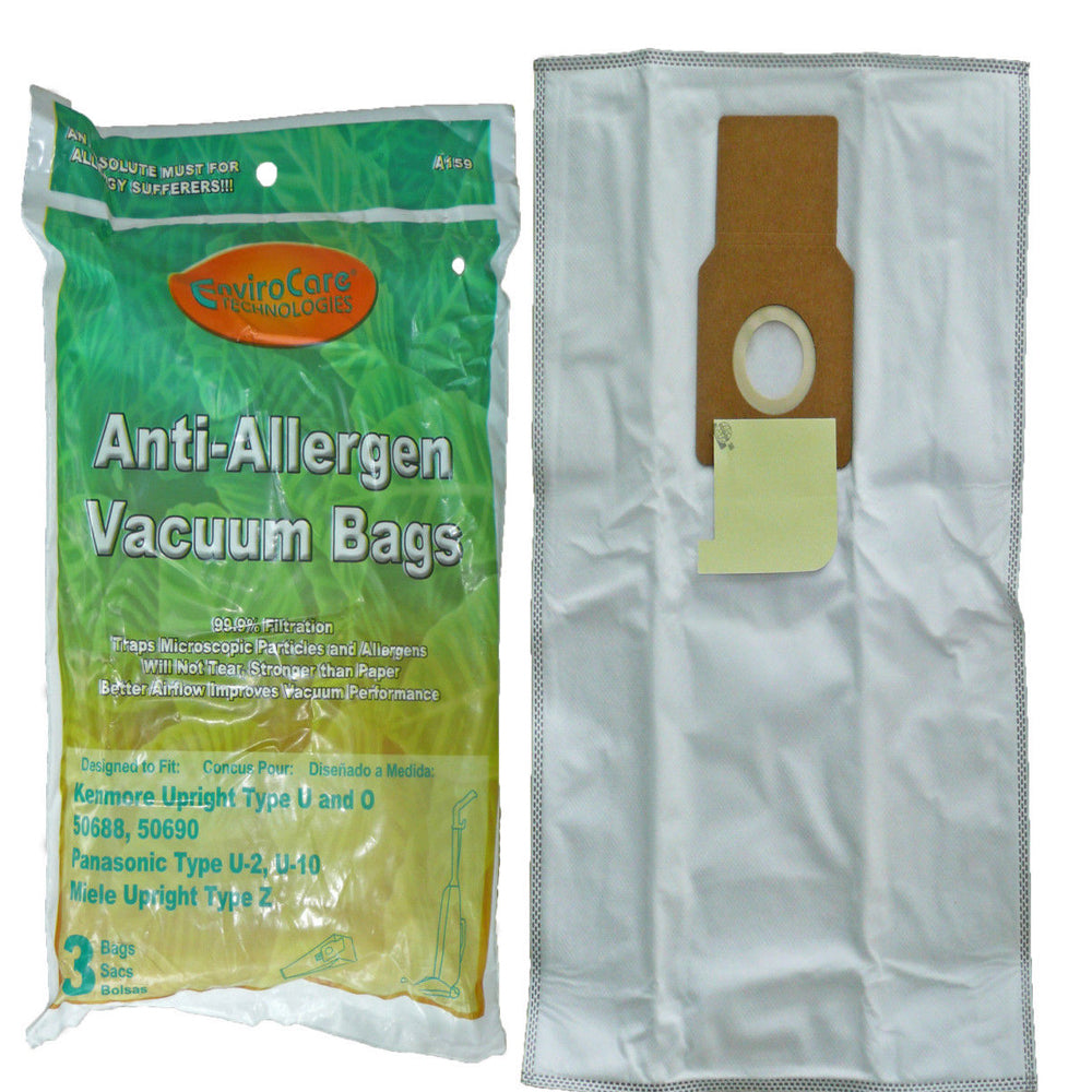 EnviroCare A159 Kenmore Type O Bags, 3 Pack
