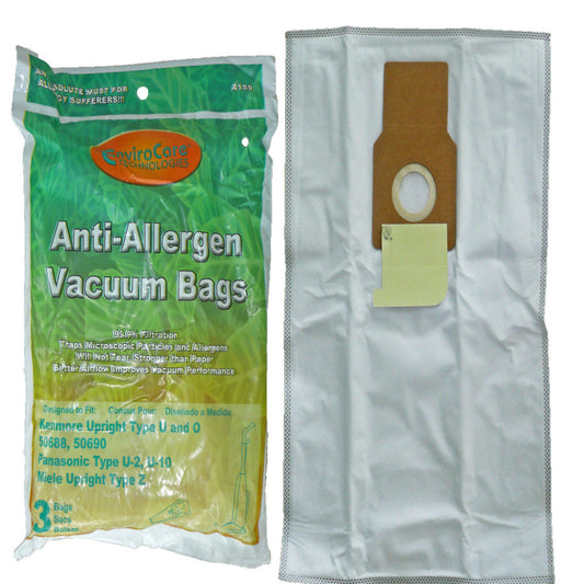 EnviroCare A159 Kenmore Type O Bags, 3 Pack