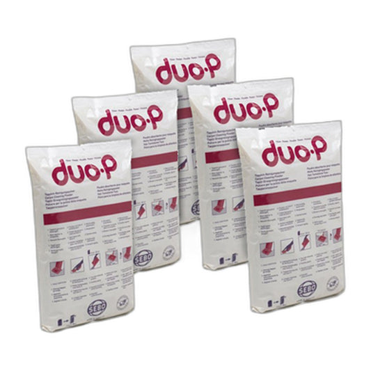 SEBO DUO-P Carpet Cleaning Powder Refill Box - Five 1.1 lb Bags (2.5 kg)